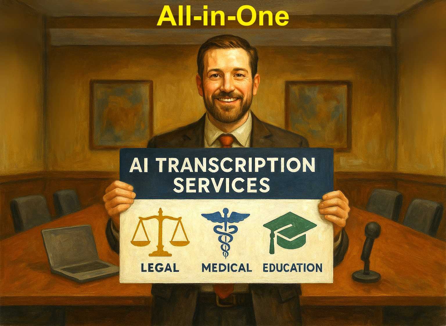 Tailored Transcription Services for Legal, Medical, and Education Sectors