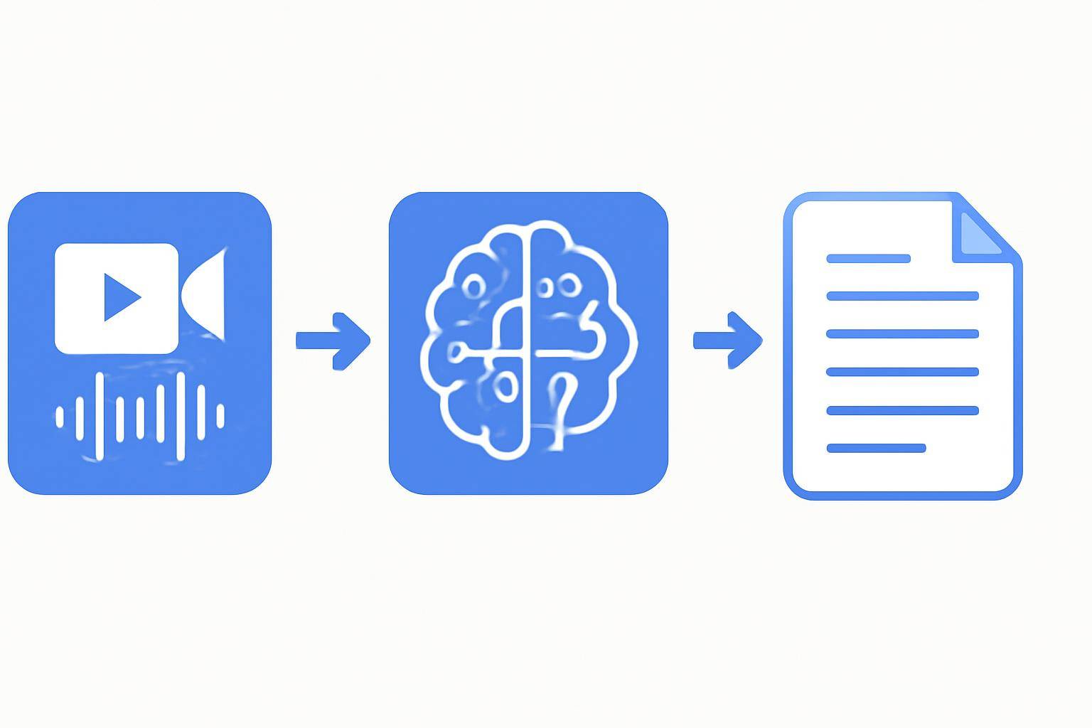 How to Turn Podcast Episodes into Written Transcripts with AI — step-by-step AI transcription process visualization