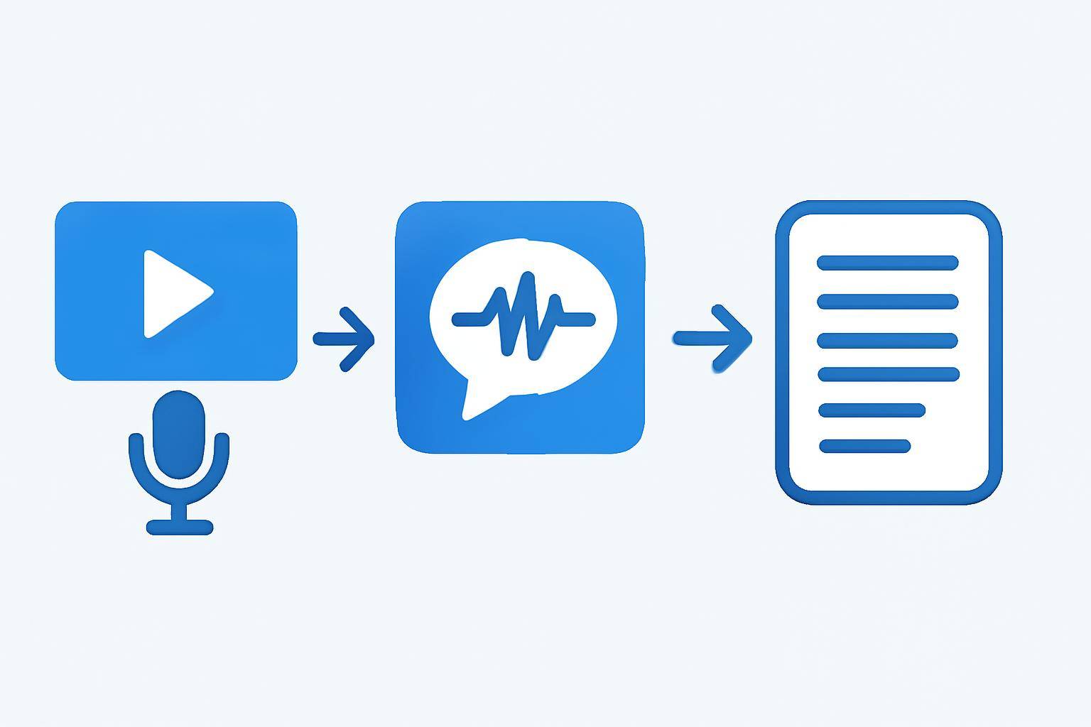 Whisper AI Explained: How Speech Recognition Turns Audio into Text — step-by-step AI transcription process visualization