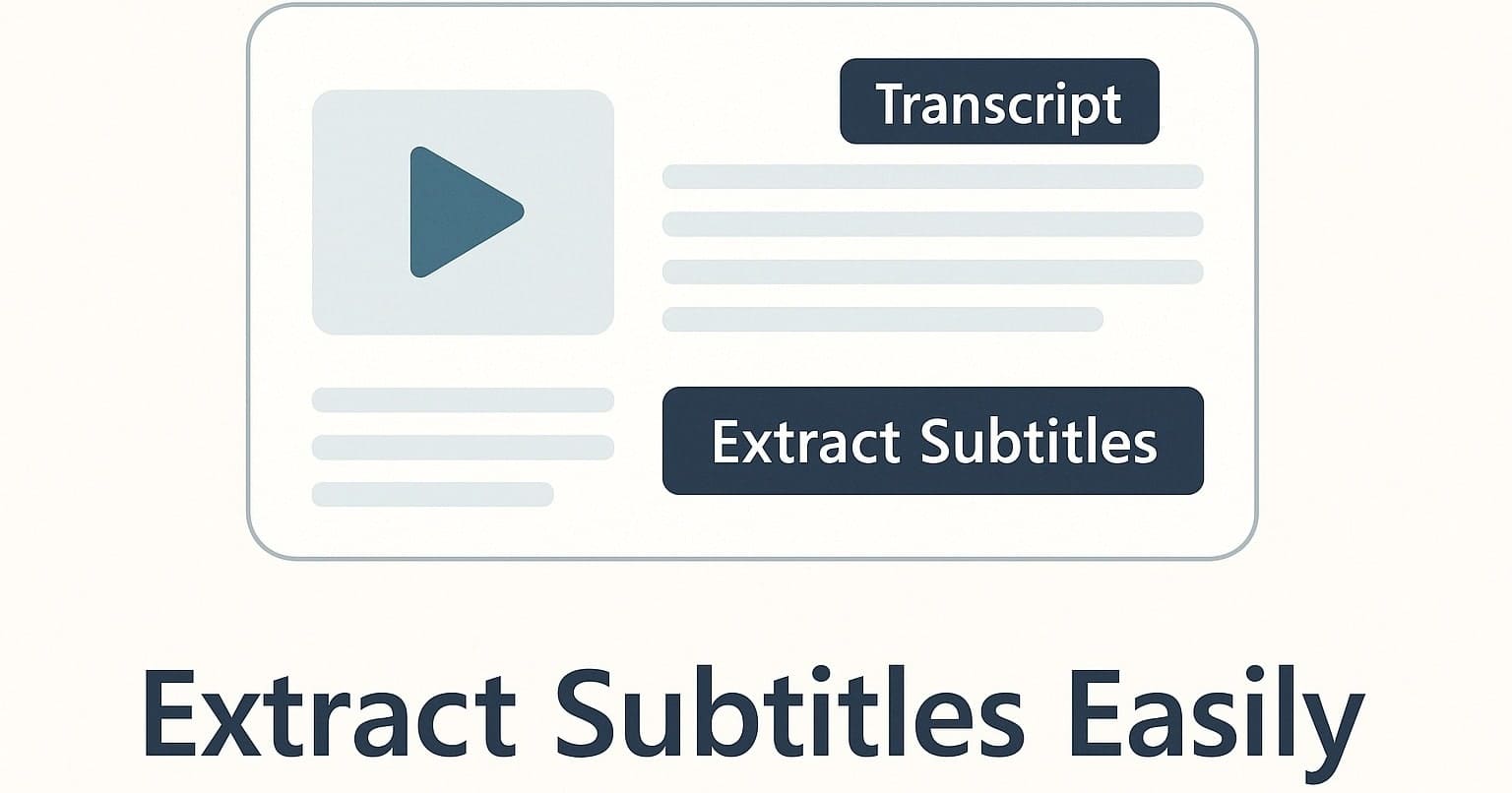 Extract Subtitles Easily