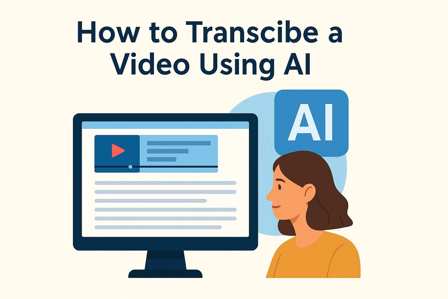 How to Transcribe Any Video to Text Using AI