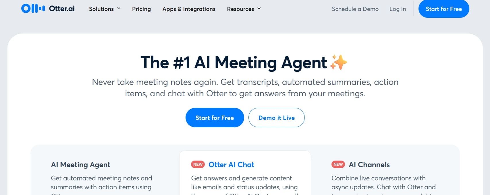 Otter.ai AI meeting and video transcription tool