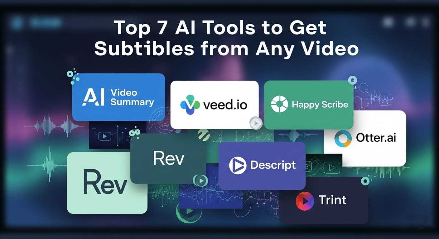 Top 7 AI Tools to Get Subtitles from Any Video [Fast & Free]